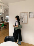 Hakun Layered Slit Ribbon Long One Piece
