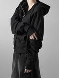 (unisex) Ketrick Pocket Two-Way Hooded Zip-Up
