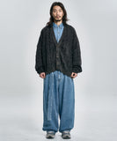 Cable Washed Cardigan