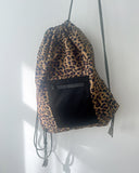 Vintsun Leopard Pocket String Backpack