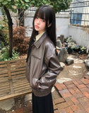 [MADE] Kael Color Matching Stripe Loose Fit Long Sleeve Shirt