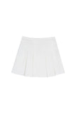 Deron pleated short skirt