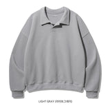 Low collar sweat shirts