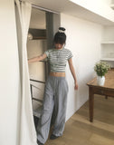 Levon loose fit striped short sleeve t-shirt