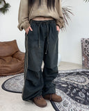 Menver Track Banding Denim Pants
