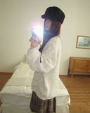 Jaei Ribbon Fluffy Hat