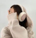 Winter Fleece Ugg Earmuffs Foldable Cute Earmuffs