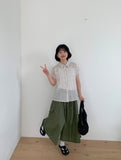 Yupun Summer Striped Short Sleeve Shirt