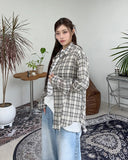Mielo Wrinkle Check Shirt