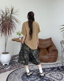 Lucien Camo Cargo Bermuda Pants