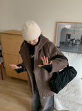 Runid quilted wool hood coat - Wool 50