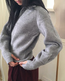 Eton Pintuck Warmer Two Way Polar Knit Zip-up