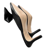 Bow tie mule heels