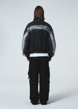 LAYER POCKET DENIM BOMBER