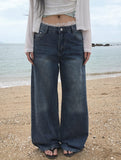 Punji Daily Washing Wide Denim Pants