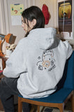 Frog Pop Embroidery Hood