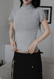 [ EEUN BASIC ] Chewing Rounding ShortSleeve T