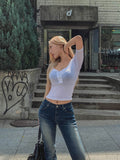 Elin Snap Three Quarter Short Sleeve