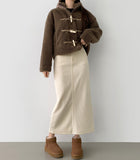 Teddy Bear Collar Winter Point Duffle Jacket