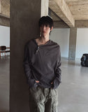 Beypi Waffle Button Hoodie