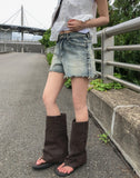 Paul Western Short Denim Shorts