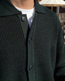 Uni Collar Knit Cardigan