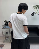 Tran 87 Emblem Ringer Short Sleeve T-shirt