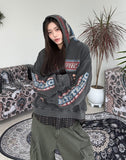 Hysteric Dyeing Crop Hoodie
