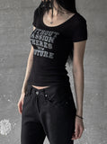 Wed Lettering Slim Tee