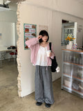 Myai String Wide Stripe Pants