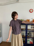 Cueheu Banding Flare Midi Skirt