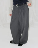 PINSTRIPE STRAP SLACKS