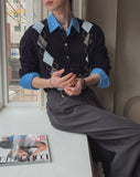 Jeff Argyle Knit Cardigan