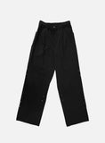 Mono cotton pintuck wide pants