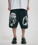 DHM MUIL Washed Denim Bermuda Shorts