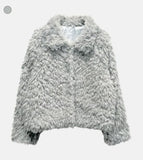 Feather Fluffy Fur Jacket