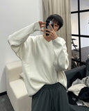 Blue Bird Overfit V-Neck Knit