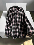 Sheer Hood Check Shirt