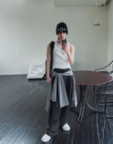 Brie line cutting tank top