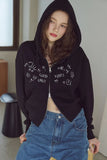 [2-WAY] Luna Love Crop Hoodie