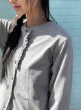 [BAONHAUS] Tier Frill Cardigan