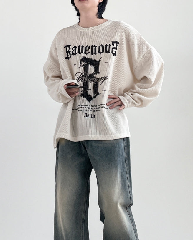 【YOURNUS】Ive Over Knit T-Shirt YOURNUS (ユアノス) - アイブオーバーニットTシャツ / Ive Over