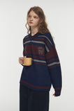 Cheese Club V-neck Knit