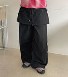 Pushini Parachute Nylon Skirt Pants
