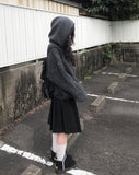 Anul Cable Hood Knit Zip-Up