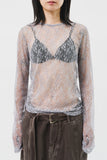 (W) Shell Lace Top