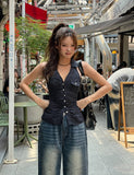 [Planned Product] Tir Washing Wide Straight Denim Pants