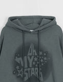 Senbo Star Printed Over Hoodie