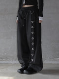 Eyelet Strap Cotton Pants