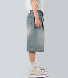 Flo Denim Half Pants